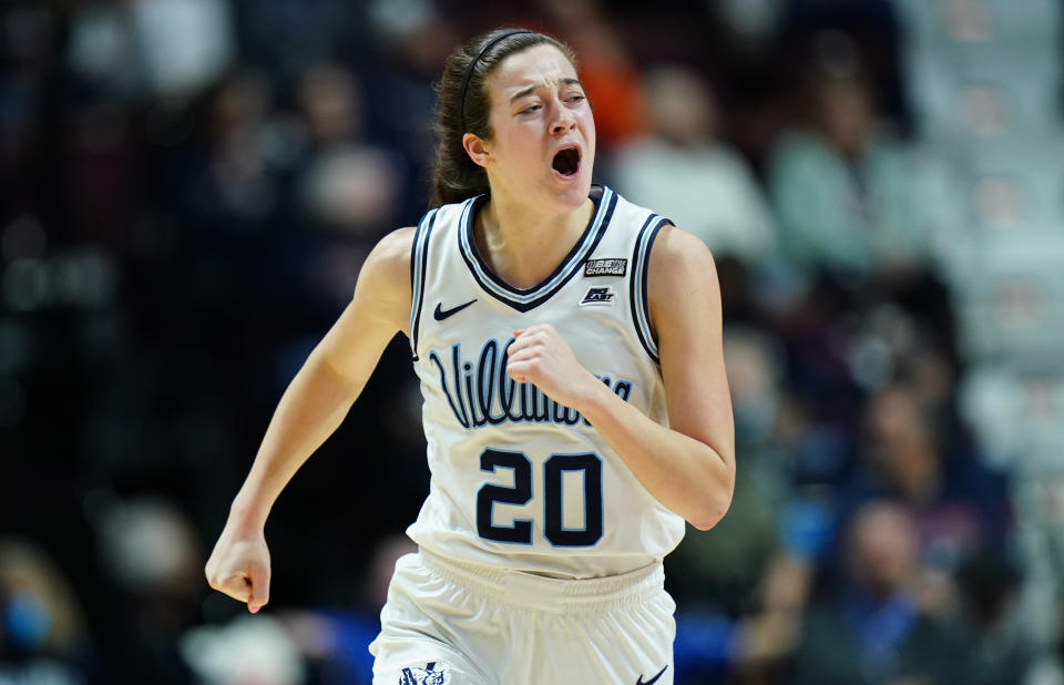 Villanova Wildcats forward Maddy Siegrist will enter the WNBA Draft. (David Butler II/USA TODAY Sports)