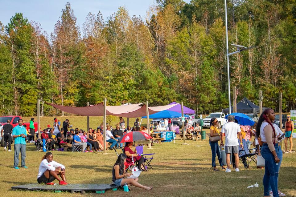 Southern Brewing Co. guests enjoy the day at the Aquemini Soul Music Festival in Athens, Ga. on Sunday, Oct. 16, 2022. The venue will host a family-friendly Cinco de Mayo event on Sunday, May 5, 2024.