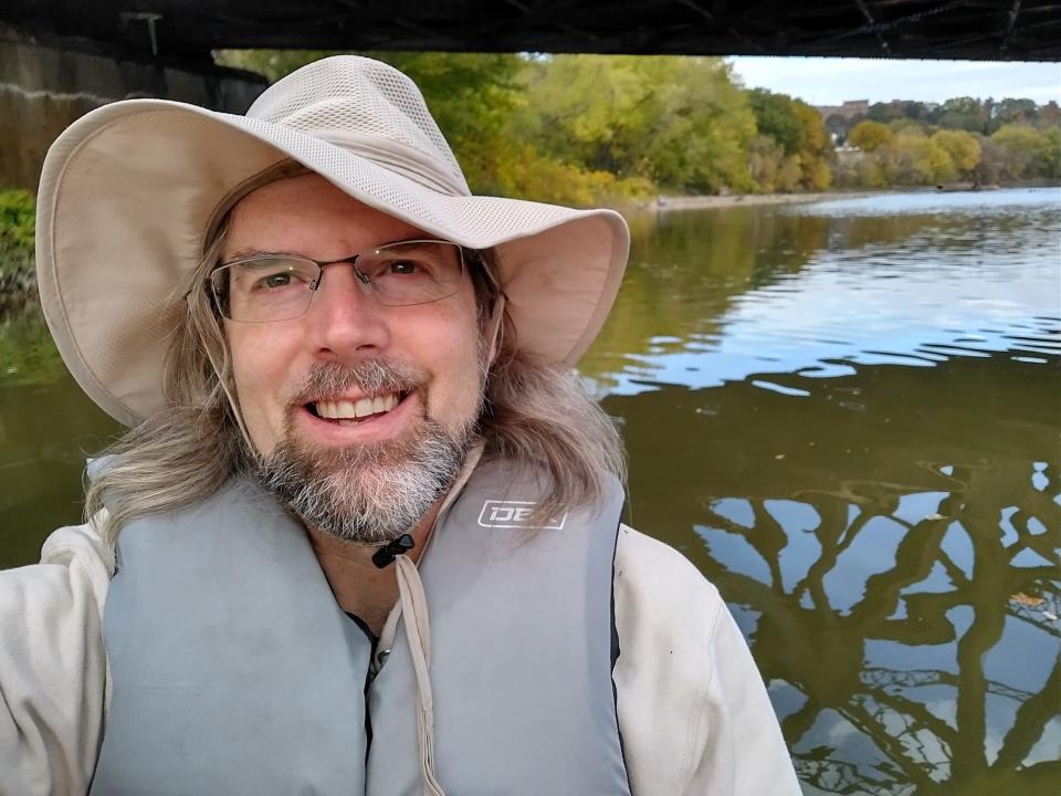 The Rev. Harold Wheat, pastor of Tabernacle United Methodist Church in Binghamton, takes a Sabbath day adventure on the Susquehanna River.