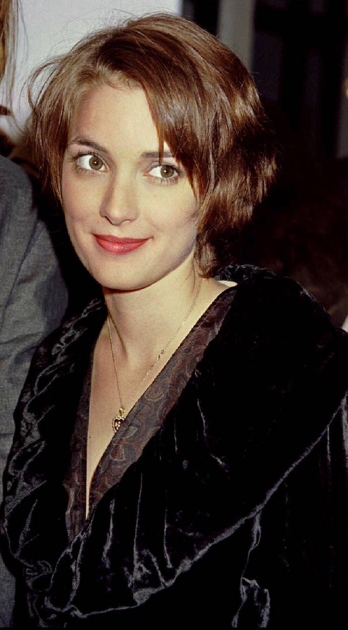 Actress Winona Ryder arrives for the premiere of her new film "Little Women"