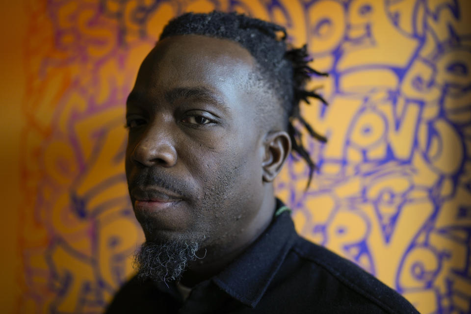 Richard Wallace, founder and director of Equity and Transformation, poses for a portrait at the Westside Justice Center, Friday, March 29, 2024, in Chicago. (AP Photo/Erin Hooley)