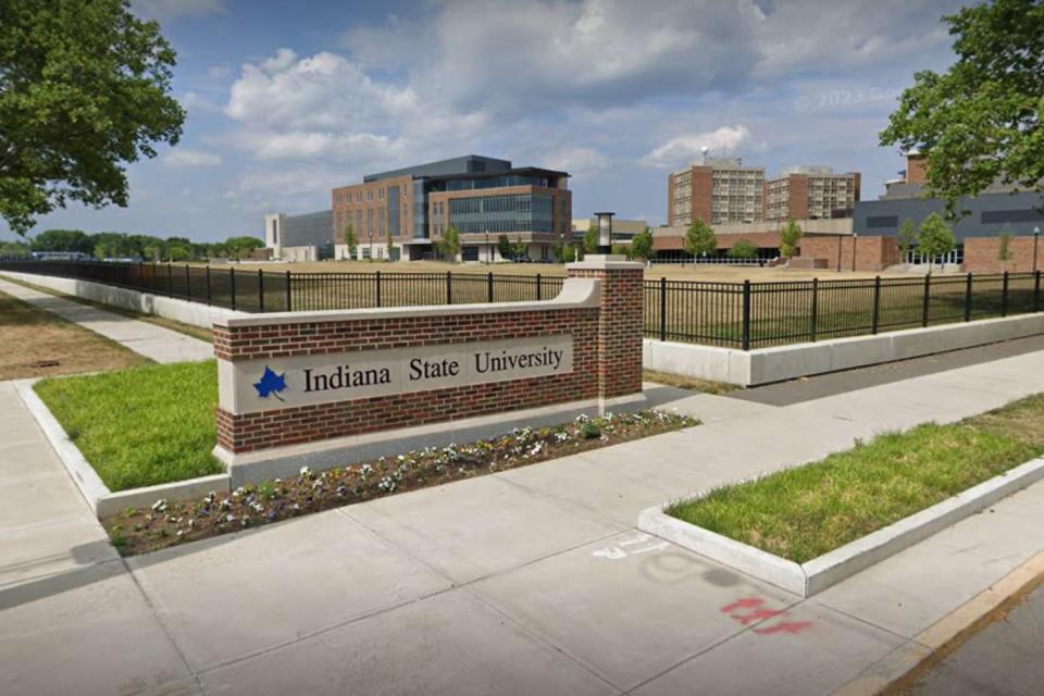 <p>Google maps</p> Indiana State University