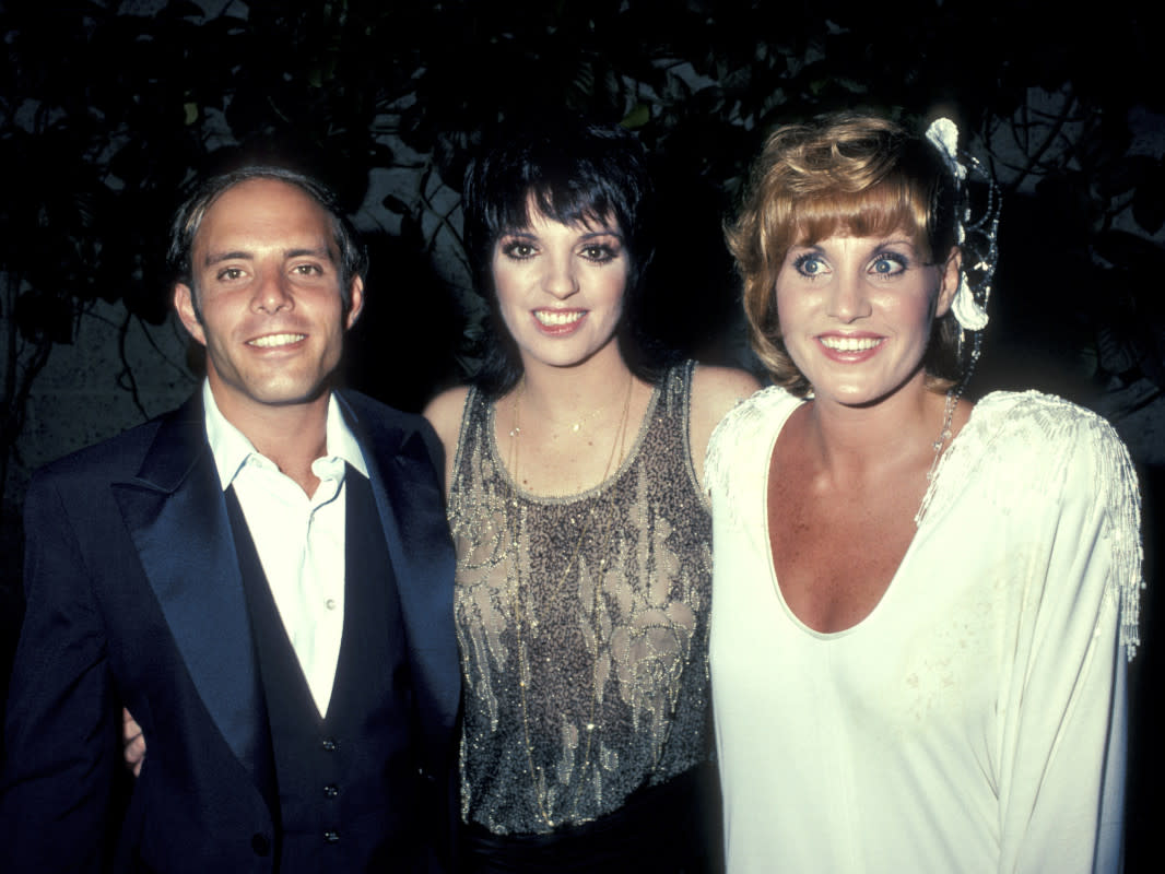 Joey, Liza and Lorna at the 1983 premiere of a restored version of 1953's A Star Is Born, starring their mother.<p>Photo by Ron Galella/Ron Galella Collection via Getty Images</p>