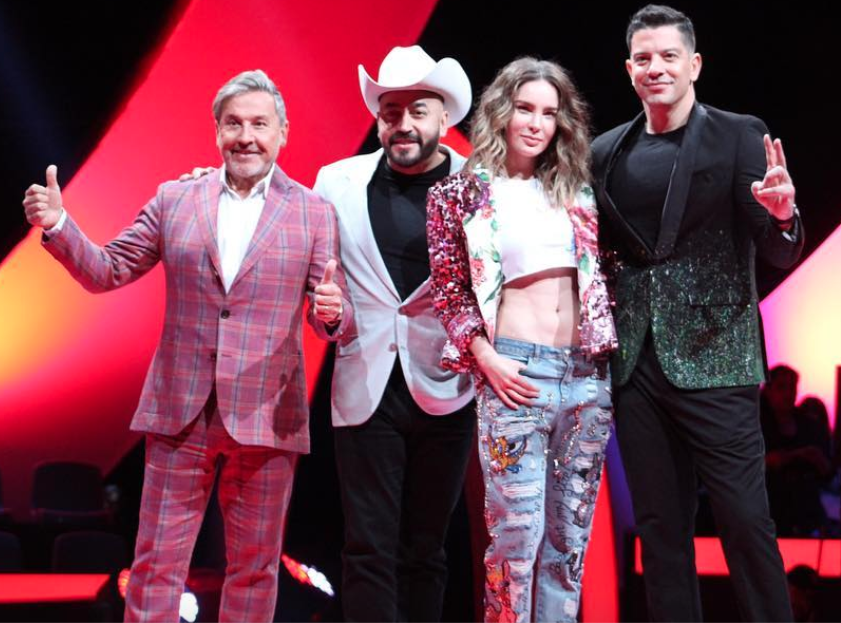 Ricardo Montaner, Lupillo Rivera, Belinda y Yahir son los nuevos coaches de ‘La Voz Azteca’. Foto: Instagram.com/lavoztvazteca