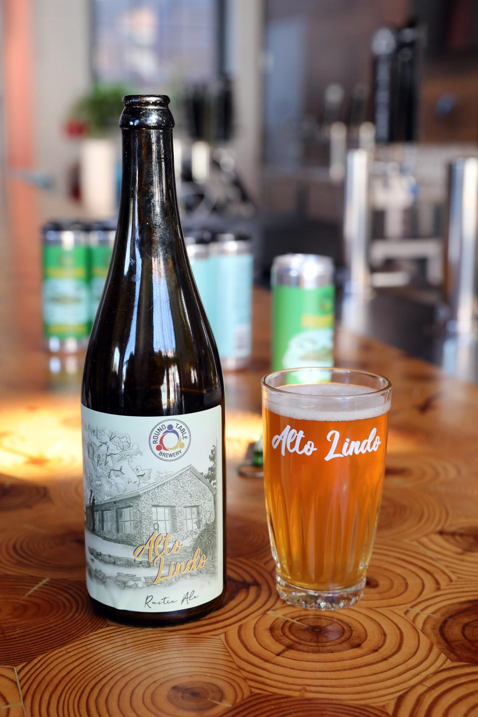 Alto Lindo, a rustic ale at the new Round Table Brewery in Garnerville, Nov. 2, 2023.