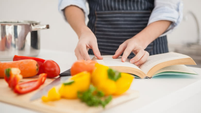 Chef finds recipe from book