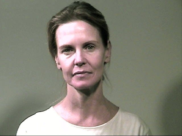 Booking photo of Cynthia George. George has been charged in connection with the 2001 murder of Jeffrey Zack. George was involved romantically with Zack and the man convicted of killing him, John Zaffino.