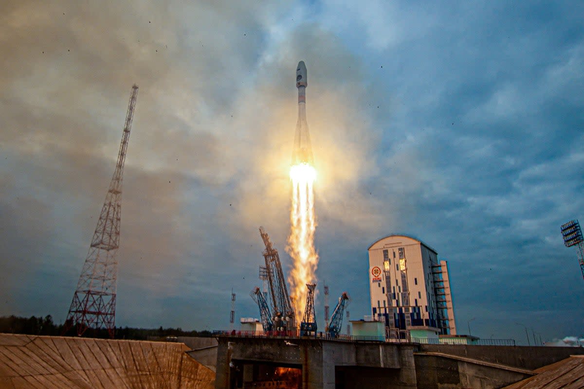 Russia’s Luna-25 spacecraft has crashed into the moon  (via REUTERS)