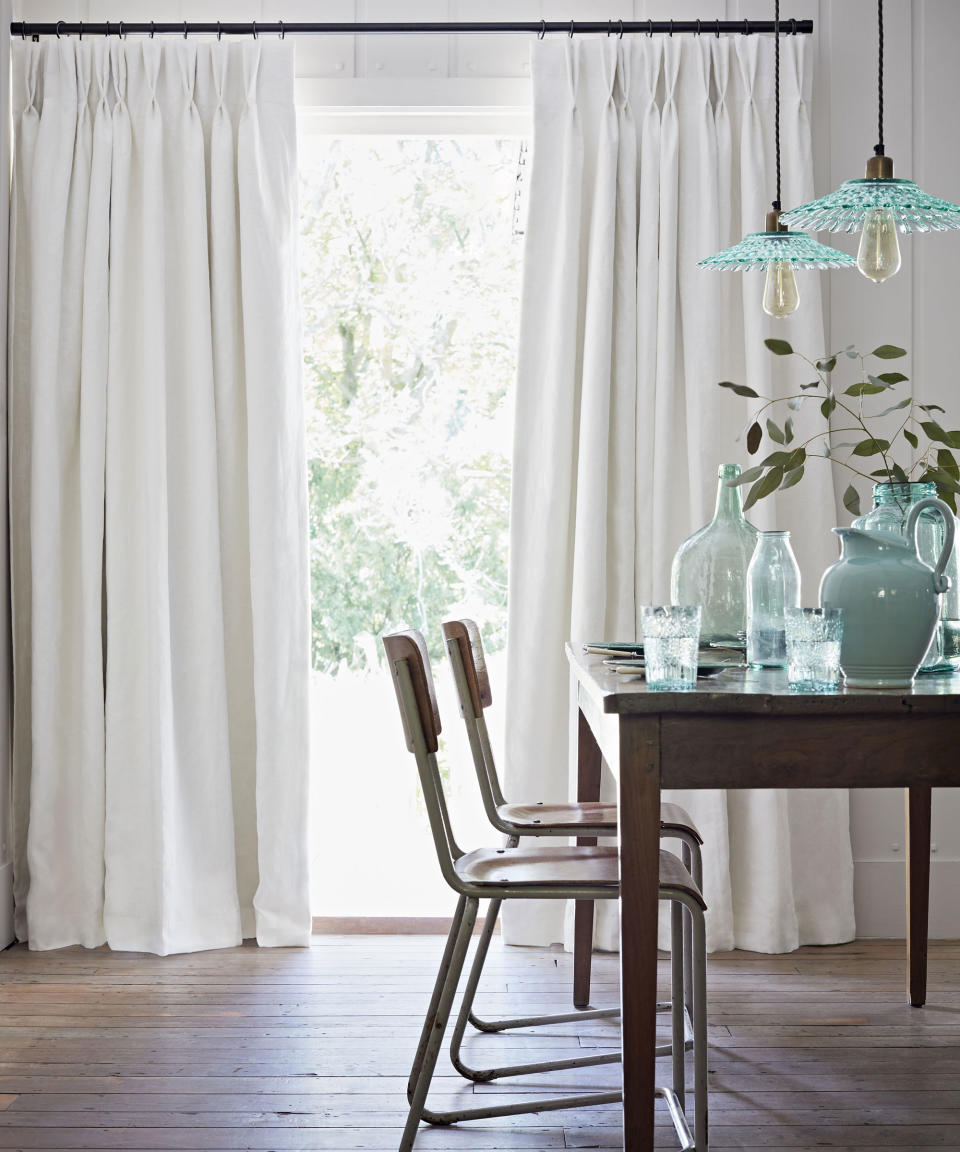 10. Install new window treatments