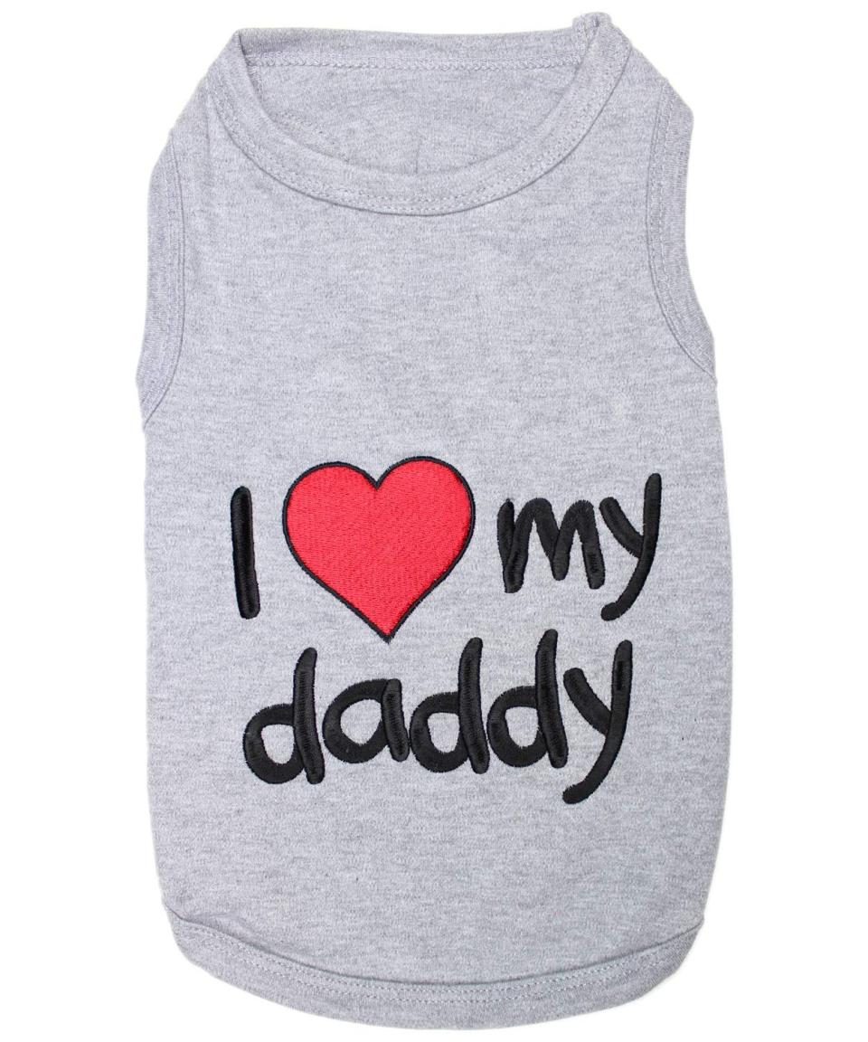 Chaleco de perro “I love my daddy”