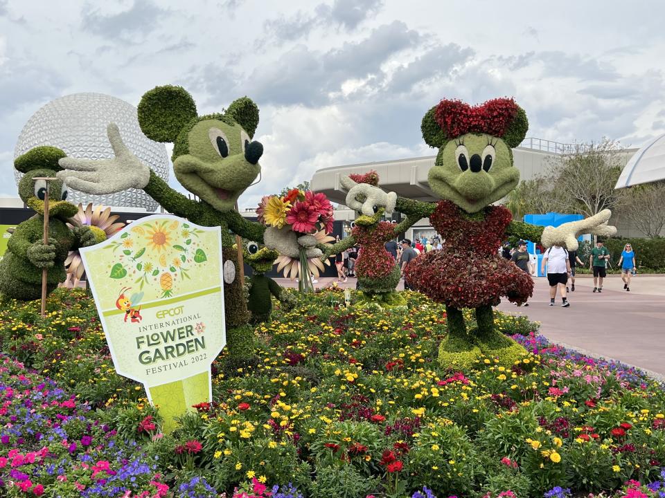 According to a WDW horticulture specialist, each topiary present at the festival can take up to two years to make. (Photo: Terri Peters)