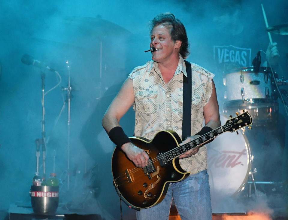 Recording artist Ted Nugent performs at the Sunset Amphitheater at the Sunset Station Hotel & Casino on July 1, 2017 in Henderson, Nevada. (Photo: Getty Images)