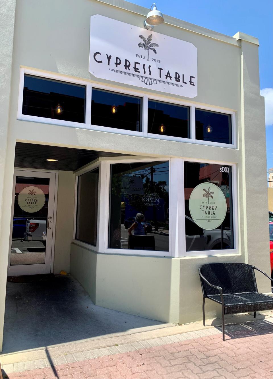 Cypress Table in Cocoa Village, which closed April 14, had a compact dining space inside and a hidden patio out back.