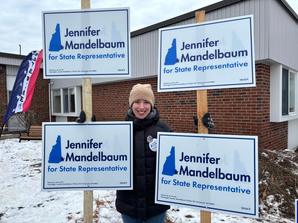 Portsmouth resident Jennifer Mandelbaum won a Democratic primary election on Tuesday, Jan. 23, 2024 for a New Hampshire House seat representing residents in Newington and Ward 1 in Portsmouth.