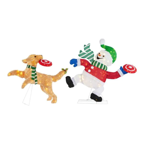 snowman reindeer fetch christmas