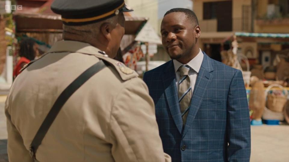 JP Hooper (Tobi Bakare) in Death in Paradise