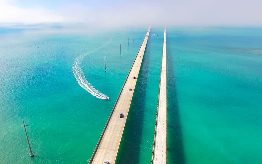 The Seven Mile Bridge in the Florida Keys - AP