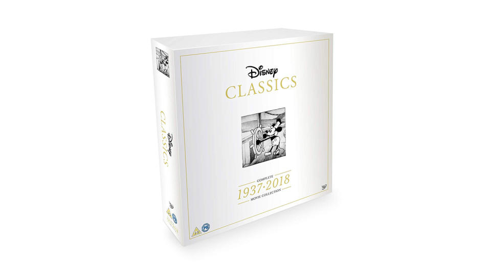 Disney Classics Complete 55 Disk Movie Box Set 1937-2018: Was £183.99, now £147.19