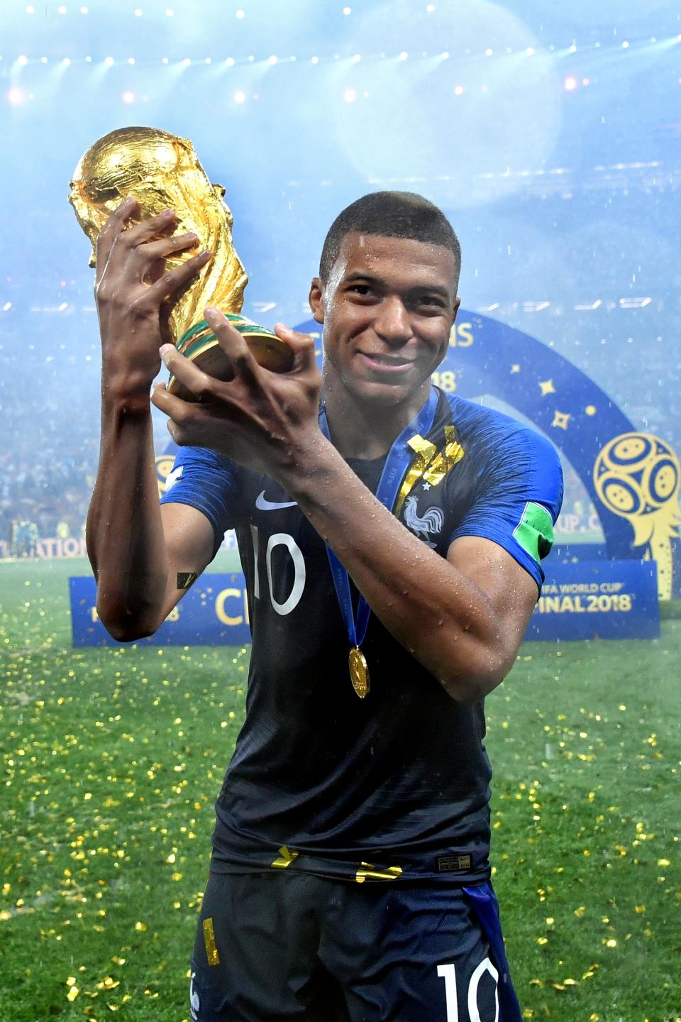 Kylian Mbappe, 2018, Lujniki Stadium, Moscow