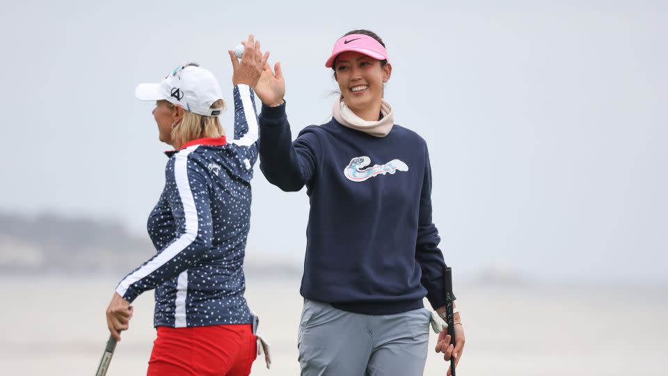 Wie West (R) called time on a famous career on Friday. - Harry How/Getty Images