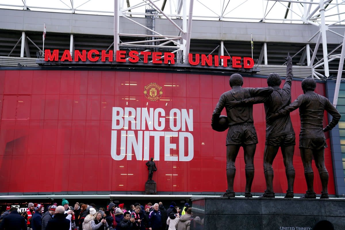 Manchester United is up for sale (Martin Rickett/PA) (PA Wire)