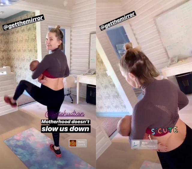 Kate Hudson looks ab-fab as she shows off her toned tum in sexy workout  gear - Mirror Online