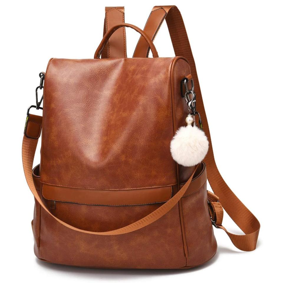 Women Backpack Purse PU Leather Anti-theft Casual Shoulder Bag Fashion Ladies Satchel Bags