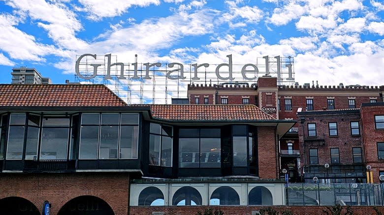 Ghirardelli sign outside