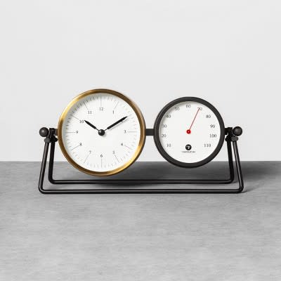 13) Table Clock & Thermometer