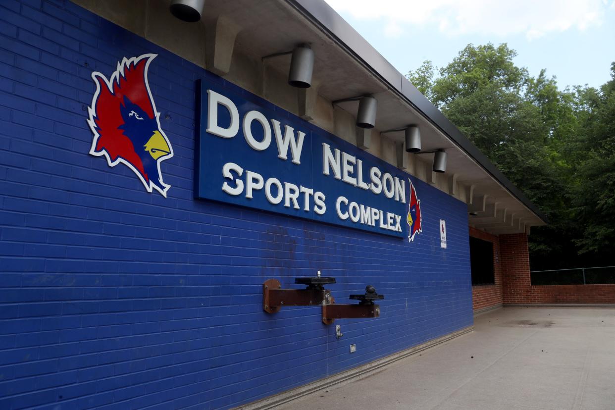 The fieldhouse at Thomas Worthington High School is more than 40 years old, according to the district. The 8,000-square-foot building will be replaced by one approximately 12,000 square feet.