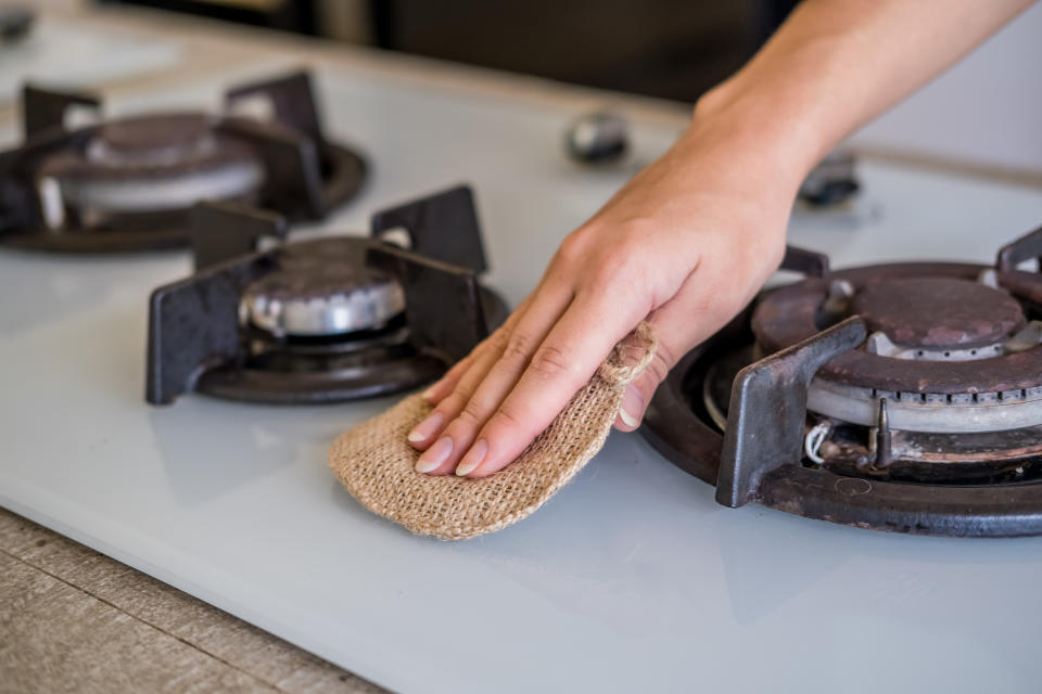 Eco friendly cleaning products can work just as well as those with lots of chemicals (posed by model, Getty Images)