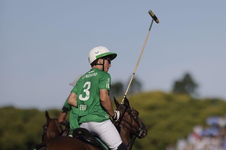 Barto Castagnola, en acción en la final de Palermo