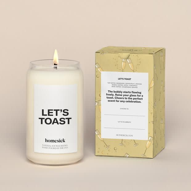 15) Let's Toast Candle