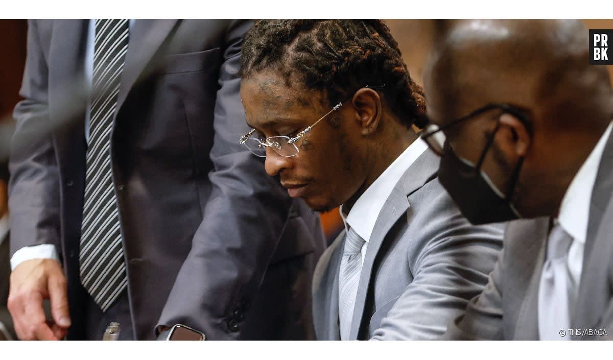 Young Thug grillé en plein échange de drogue au tribunal. - TNS/ABACA