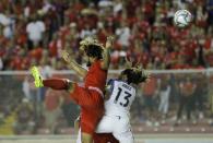 Football Soccer - Panama v USA - World Cup 2018 Qualifiers - Rommel Fernandez stadium, Panama city, 28/3/17. Jermaine Jones of the U.S. and Roman Torres of Panama in action. REUTERS/Juan Carlos Ulate