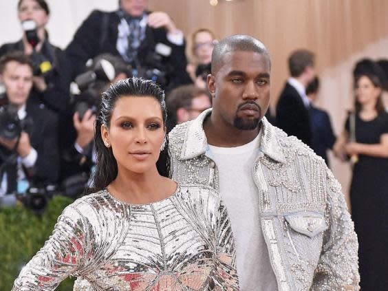 Kaye West celebrated Kim Kardashian West’s billionaire status in ‘show off’ Twitter post (Getty Images)