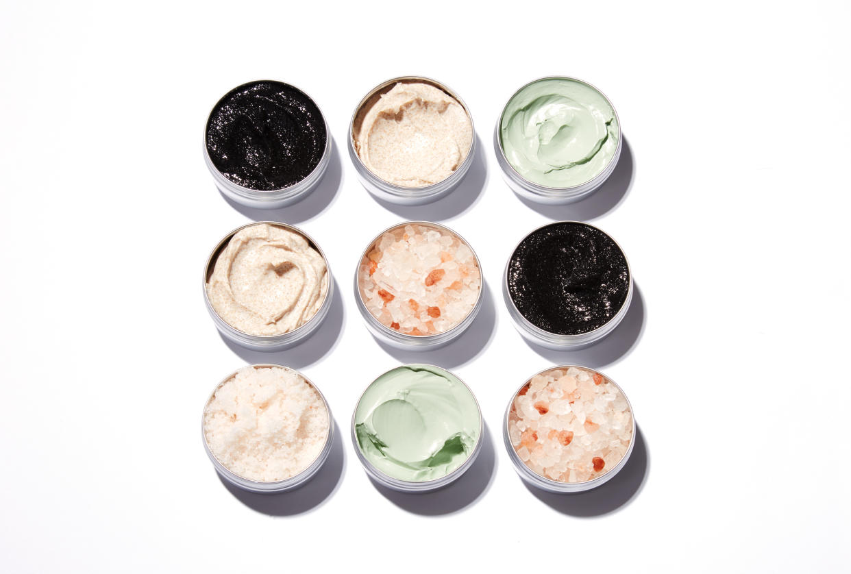 Clay masks and salt treatments on a Grid. (PHOTO: Getty Images)