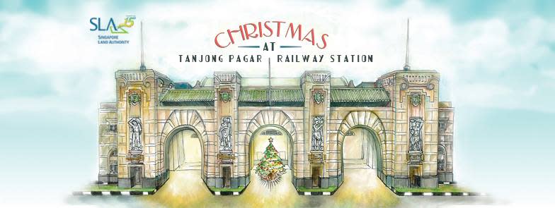 Christmas at Tanjong Pagar Railway Station