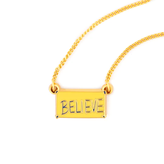 Ted Lasso Believe Pendant Necklace