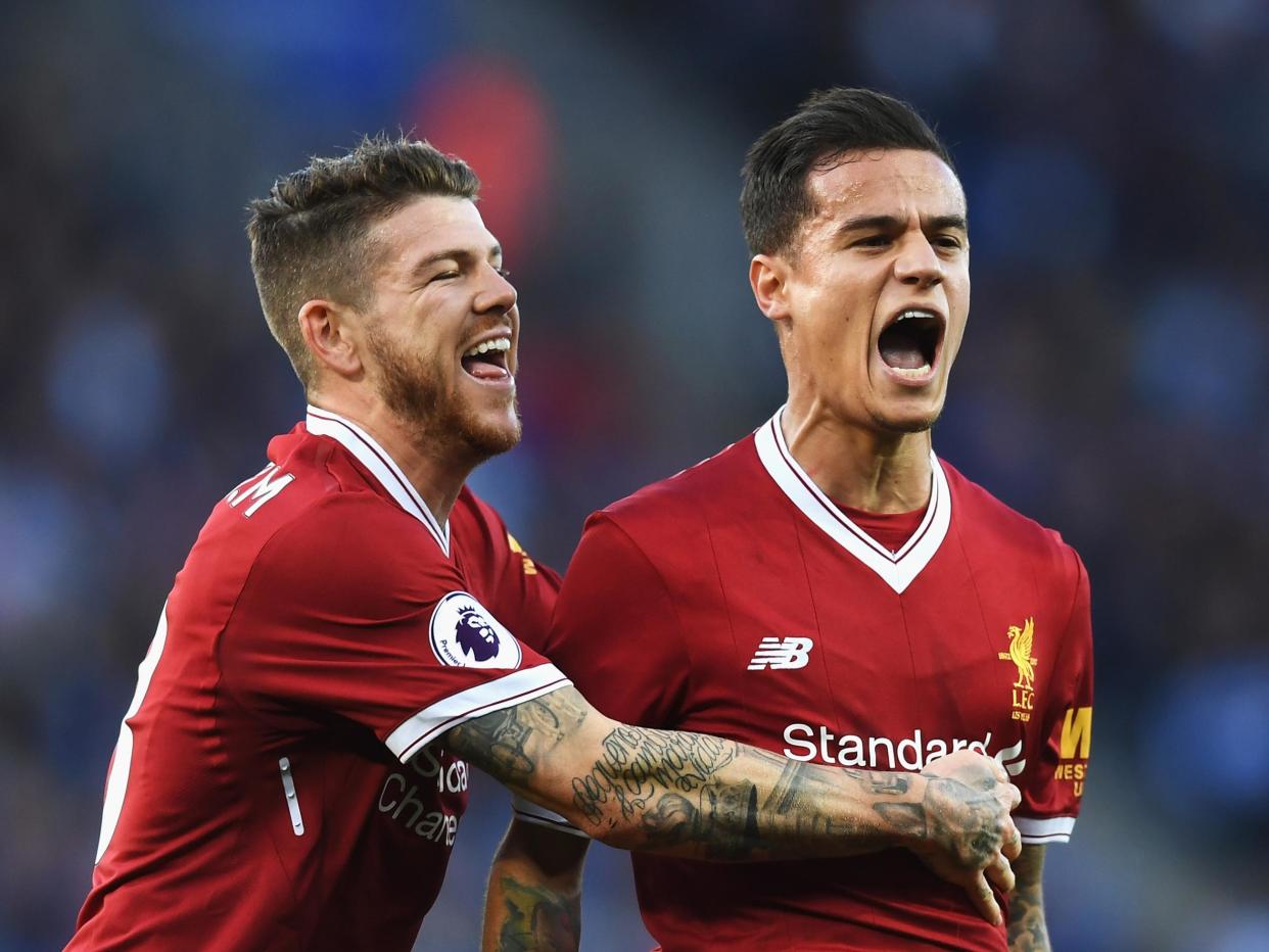 Coutinho scored his first goal since returning to the Liverpool side: Getty Images