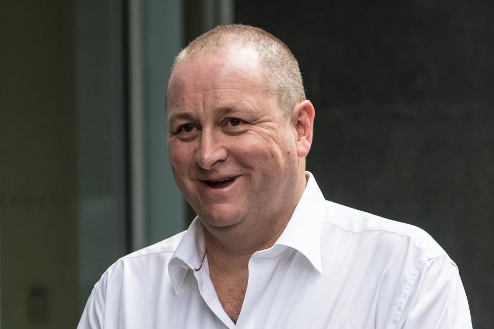 Owner of Sports Direct and Newcastle United, Mike Ashley. Photo: Carl Court/Getty ImagesDire