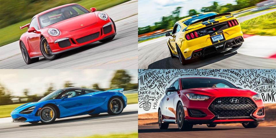 <p>Every fall, Road & Track hosts our annual <a href="https://www.roadandtrack.com/reviews/a34671759/2021-performance-car-of-the-year/" rel="nofollow noopener" target="_blank" data-ylk="slk:Performance Car of the Year comparison test;elm:context_link;itc:0;sec:content-canvas" class="link ">Performance Car of the Year comparison test</a>. Want to see past winners and read all about how they took victory? You're in the right place. </p>