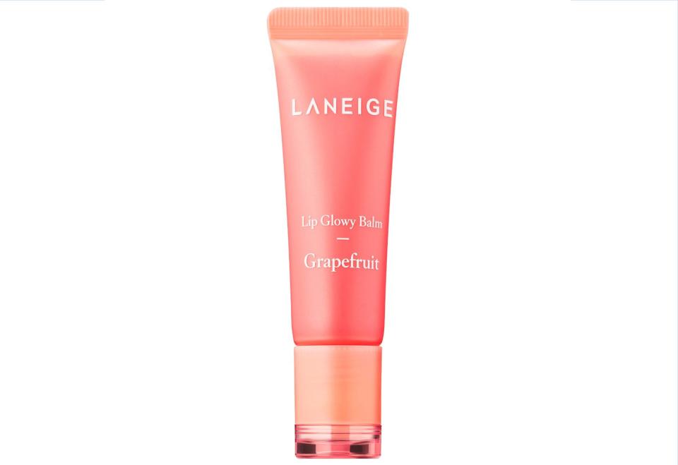 I'm a huge fan of Laneige <a href="https://www.google.com/aclk?sa=l&amp;ai=DChcSEwjCtZT84YjmAhUKnLMKHZSaCi4YABAEGgJxbg&amp;sig=AOD64_25TSPyOltuEoyUDkj8-_yY6ljYHg&amp;ctype=46&amp;q=&amp;ved=2ahUKEwi5io384YjmAhUlTt8KHbUMBn4Q9aACegQIExA0&amp;adurl=" target="_blank" rel="noopener noreferrer">water sleeping</a> and ﻿<a href="https://www.google.com/aclk?sa=l&amp;ai=DChcSEwjCtZT84YjmAhUKnLMKHZSaCi4YABAHGgJxbg&amp;sig=AOD64_0CJoNYMzhZtApwX3YbD0EIOs9Skw&amp;ctype=46&amp;q=&amp;ved=2ahUKEwi5io384YjmAhUlTt8KHbUMBn4Q9aACegQIExBA&amp;adurl=" target="_blank" rel="noopener noreferrer">lip sleeping masks</a>, so I was really excited to try their lip balms this year. They remind me of the Lancome Juicy Tubes I was obsessed with in middle school, but way less sticky and more moisturizing. I'm especially into the slightly tinted grapefruit flavor, and the pear is great, too. - Jamie &lt;br&gt;&lt;br&gt;<strong><a href="https://www.sephora.com/product/glowy-lip-balm-P443563?skuId=2210516&amp;om_mmc=ppc-GG_1917656315_68579075977_pla-419706404130_2210516_353513009758_9067609_c&amp;country_switch=us&amp;lang=en&amp;ds_rl=1261471&amp;gclid=EAIaIQobChMIt43Ir96I5gIVx5-zCh2DNwT-EAQYASABEgJZC_D_BwE&amp;gclsrc=aw.ds" target="_blank" rel="noopener noreferrer">Get the Laneige Lip Glowy Balm from Sephora for $15.﻿</a></strong>