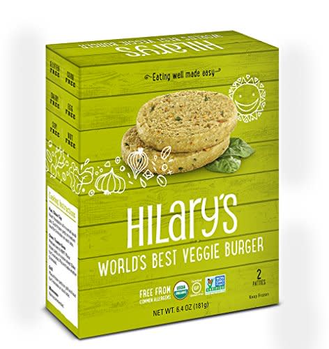 13) Hilary’s Organic The World's Best Veggie Burger