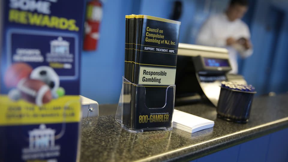 The Monmouth Park Sports Book is viewed on the first day of legal sports betting in the state, in Monmouth Park in Oceanport, New Jersey on June 14, 2018. - Dominick Reuter/AFP/Getty Images