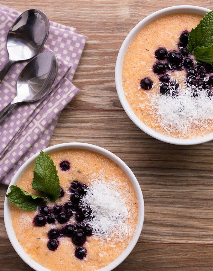 Chilled Melon and Lavender Soup