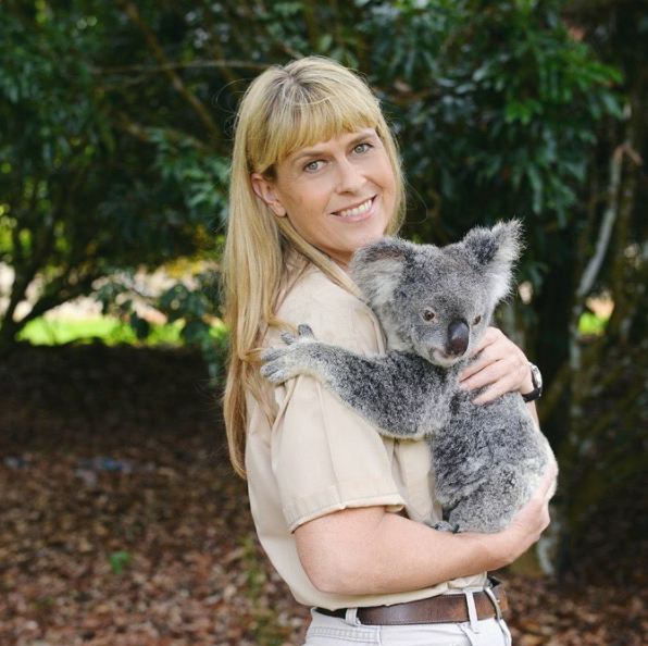 Terri has been a fan of the simple shirt and short combo for many years. Source: Australia Zoo