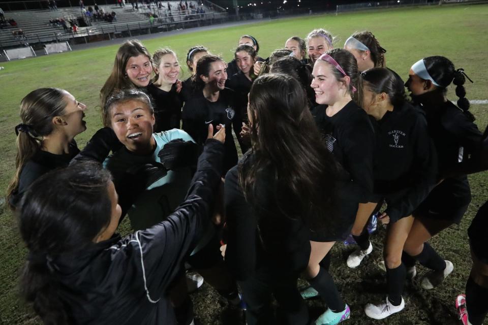 The Class 5A-District 11 girls soccer championship game between Mariner High School and North Fort Myers took place Tuesday January 30, 2024. Mariner won the title with a final score of 3-0.