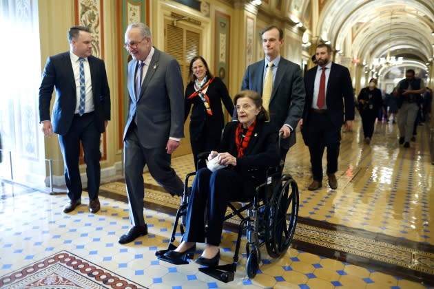 Senator Feinstein Returns To Capitol Hill After Months-Long Absence - Credit: Kevin Dietsch/Getty Images