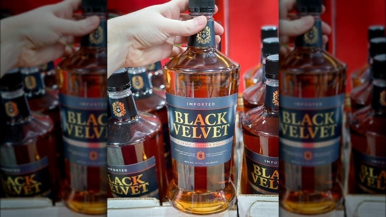 Bottle of Black Velvet